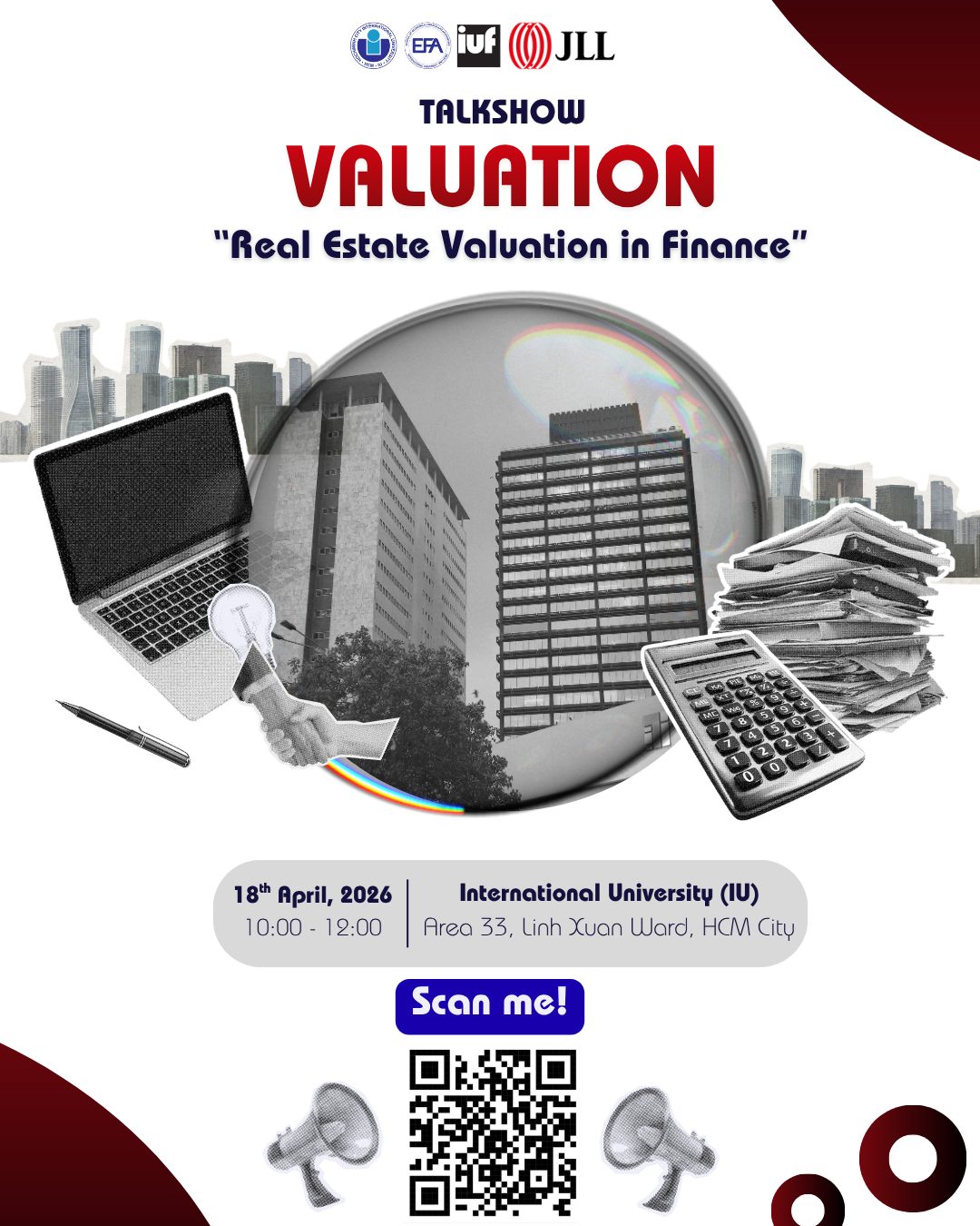 [IUF x EFA ALUMNI]  TALKSHOW ĐỊNH GIÁ BẤT ĐỘNG SẢN TRONG NGÀNH TÀI CHÍNH