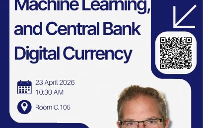 [TALKSHOW] TOPICS IN AI AND MACHINE LEARNING, AND CENTRAL BANK DIGITAL CURRENCY