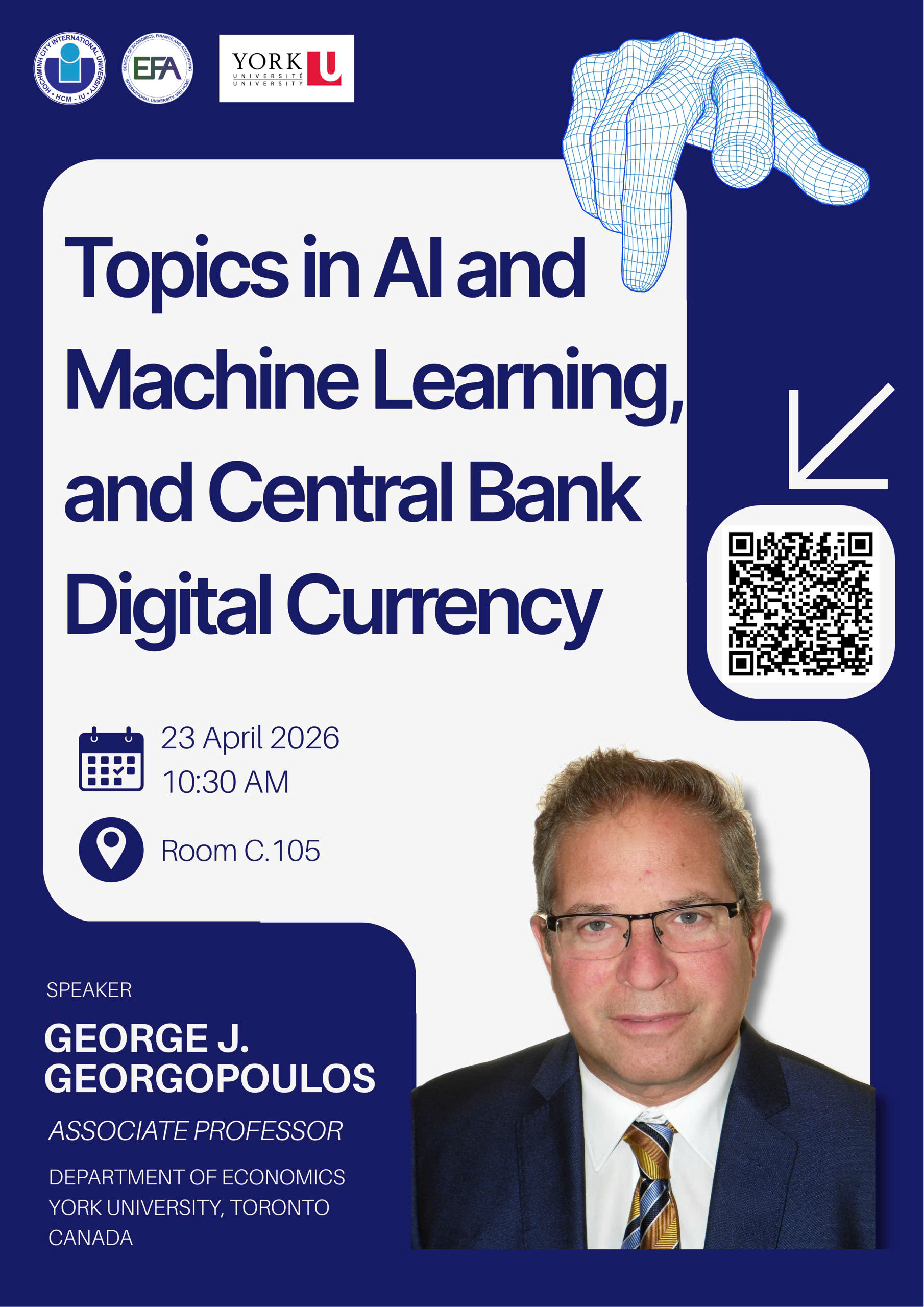 [TALKSHOW] TOPICS IN AI AND MACHINE LEARNING, AND CENTRAL BANK DIGITAL CURRENCY